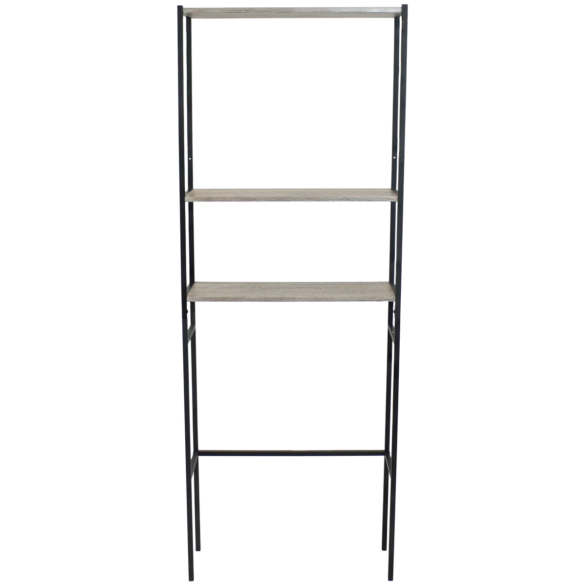 3-Tier Black Over-the-Toilet Storage Shelf