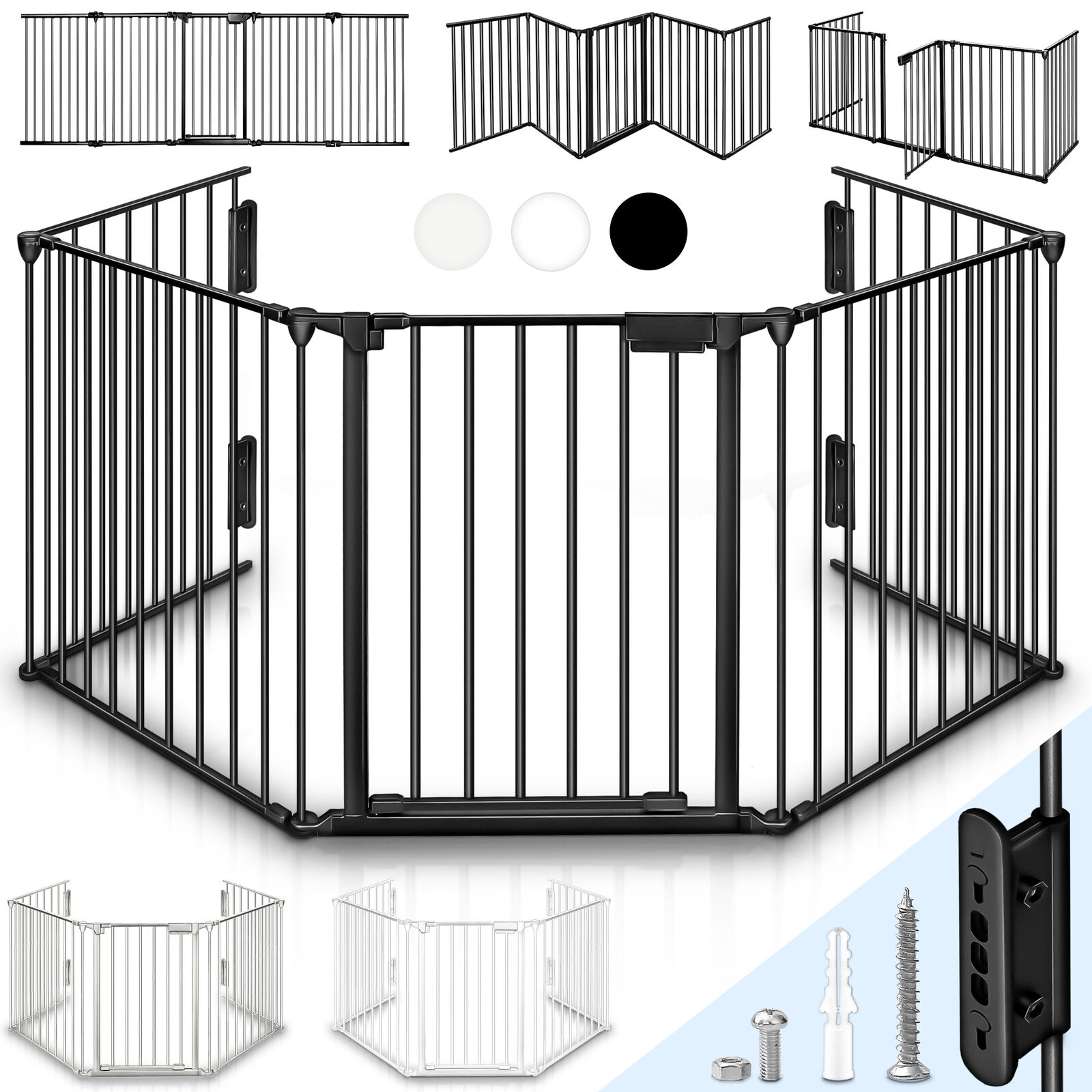 Fireplace fence