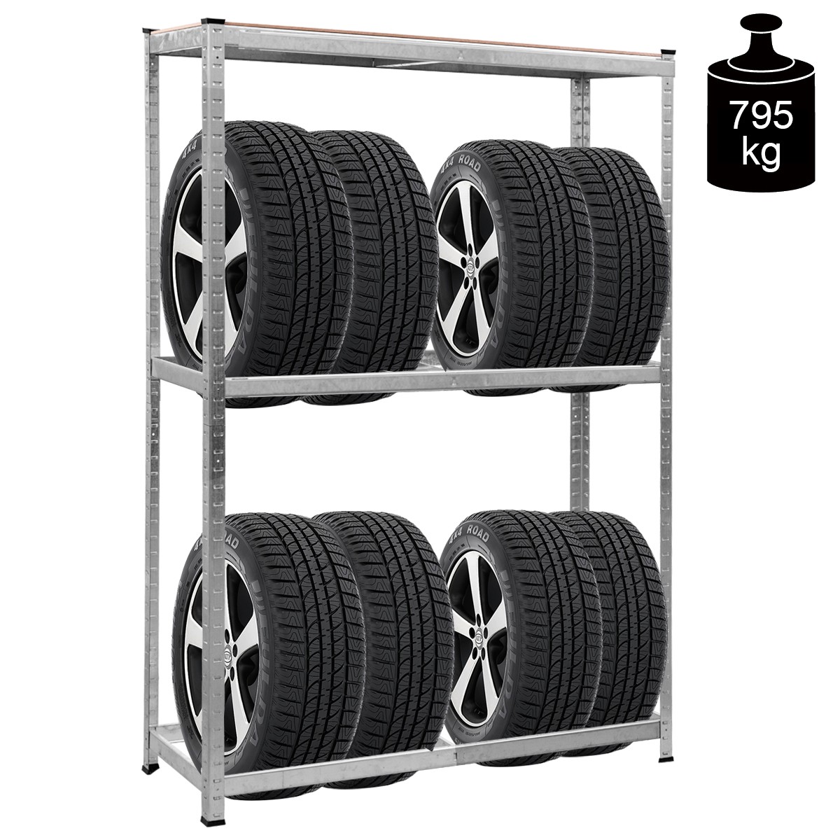 Galvanized Shelving HMSXL001-5