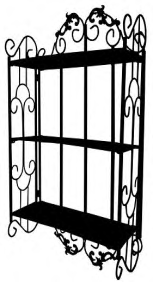 Metal Flower Shelf-HM-Shelf-0016